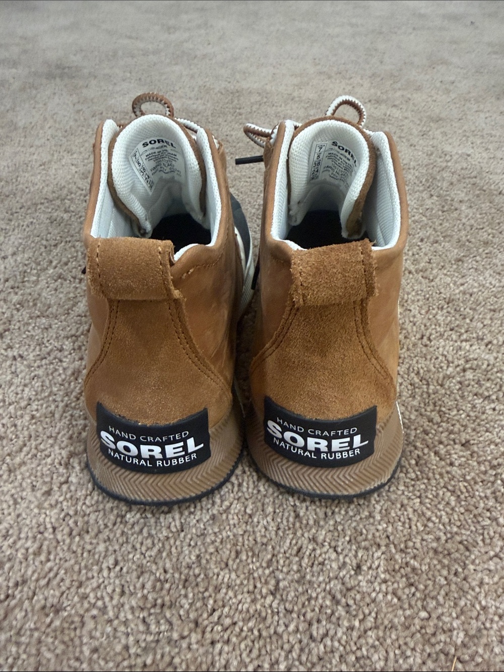Sorel Brown and Black Lace-Up Waterproof Winter Boots - Picture 2 of 5
